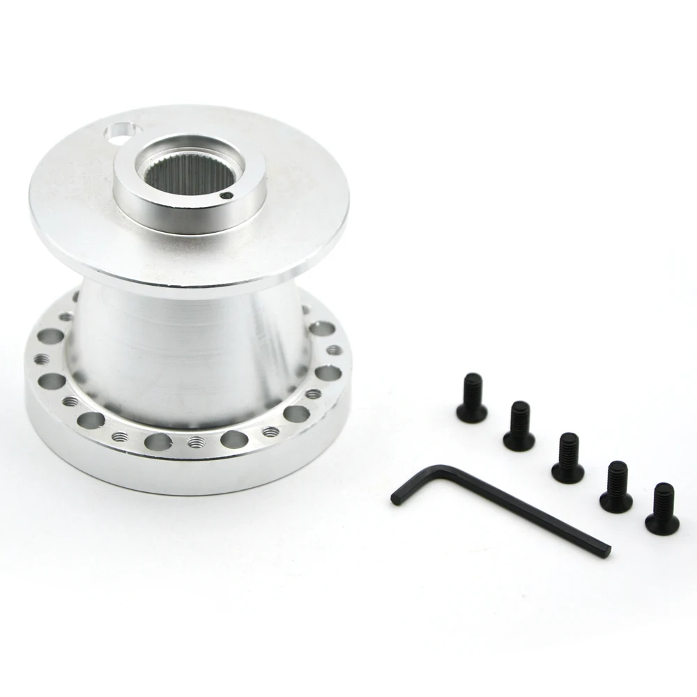 Aluminum Steering Wheel Quick Release Hub Boss Adapter Kit For