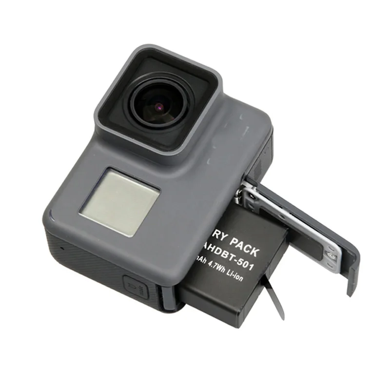 Батарея для GoPro Hero 5 6 7 8 2 шт. 1220 мАч батарея + двойное зарядное устройство Hero5 Черные