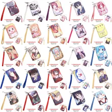 Аниме Токийский Гуль/one piece/Naruto/Conan/Date A Live/Hatsune Miku/Sword Art Online/Black Butler и т. д. PU короткий кошелек на молнии