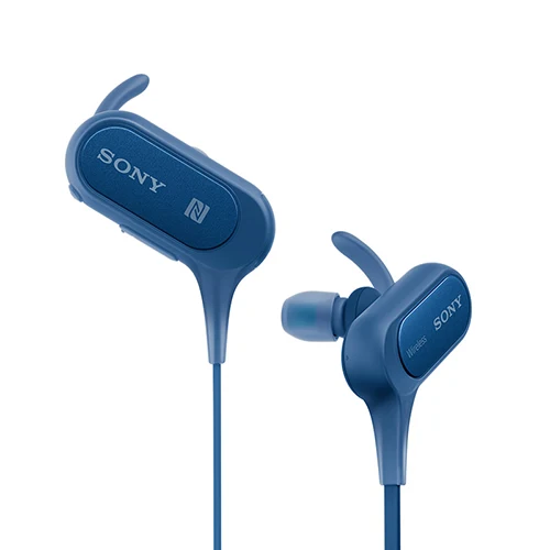 SONY MDR-XB50BS Экстра бас Беспроводные спортивные наушники-вкладыши Bluetooth стерео наушники гарнитура для бега с микрофоном для смартфонов iPhone - Цвет: blue