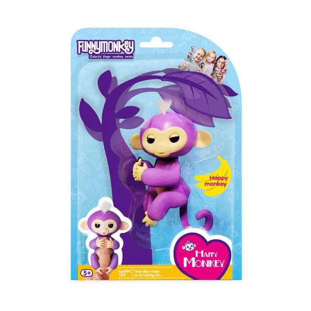 6 Colors Baby Monkey Interactive Finger Monkeys Lings Smart Induction Electronic Toy 6 Colors Baby Monkey Interactive Finger Monkeys Lings Smart Induction Electronic Toy