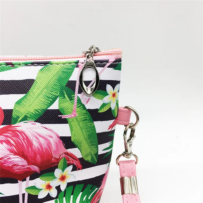 New Cute Flamingos Bird Cat Pencilcase Pencil Bag Cosmetic Bags Fashion Handbags For Makeup Storage Change Holder Coin Wallets (16)