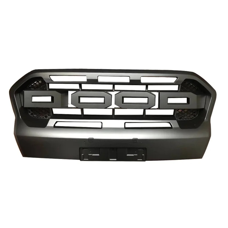 

EXTERIOR PICKUP CAR PARTS MODIFIED STYLE GRILLS GRILL FRONT MASK COVER TRIMS GRILLE FIT FOR RANGER T8 HIGH VERSION CAR 2018+