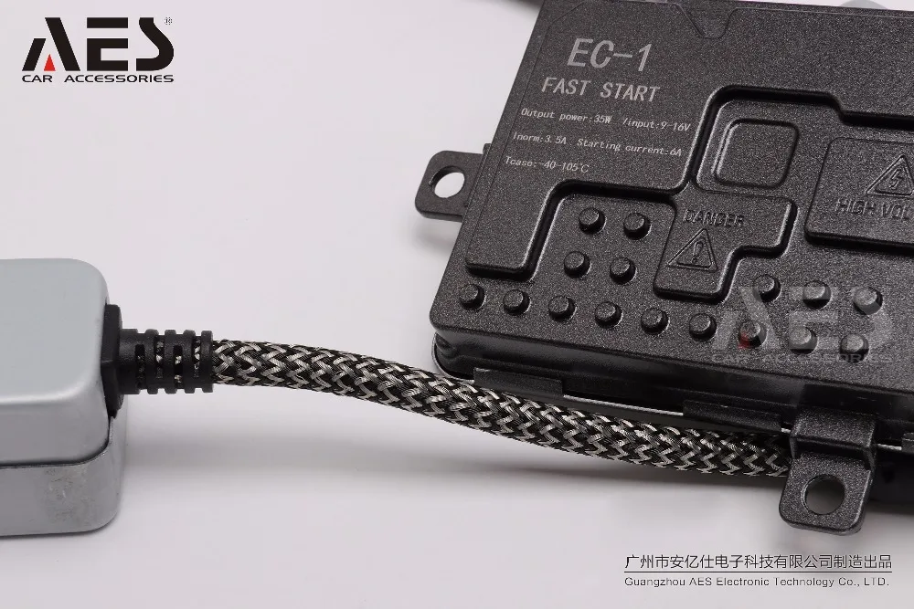AES 12 V 35 W Canbus для балласта, высокоскоростные HID Ксеноновые бездефектный декодер против помех киллер Dashbard мерцающий Замена