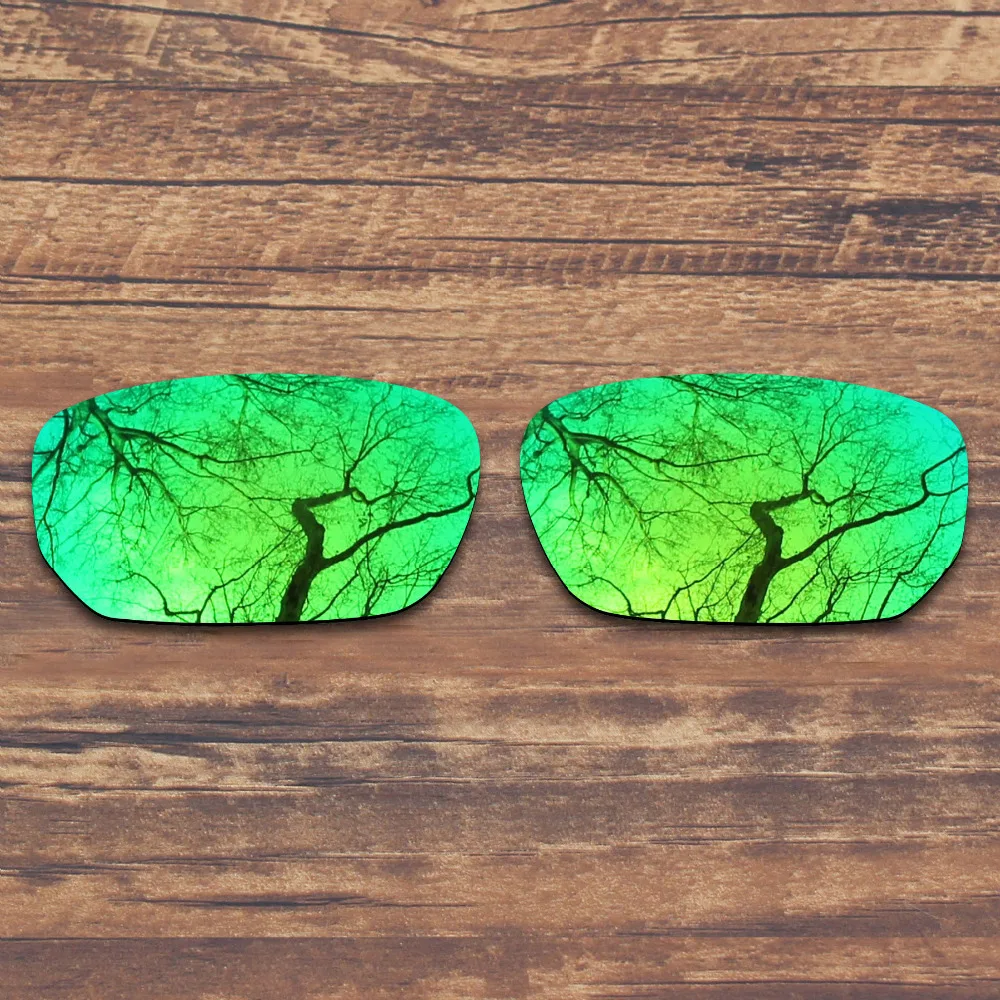 ToughAsNails Поляризованные замены линзы для Oakley Стиль переключатель солнцезащитные очки зеленые зеркальные Цвет(объектив только
