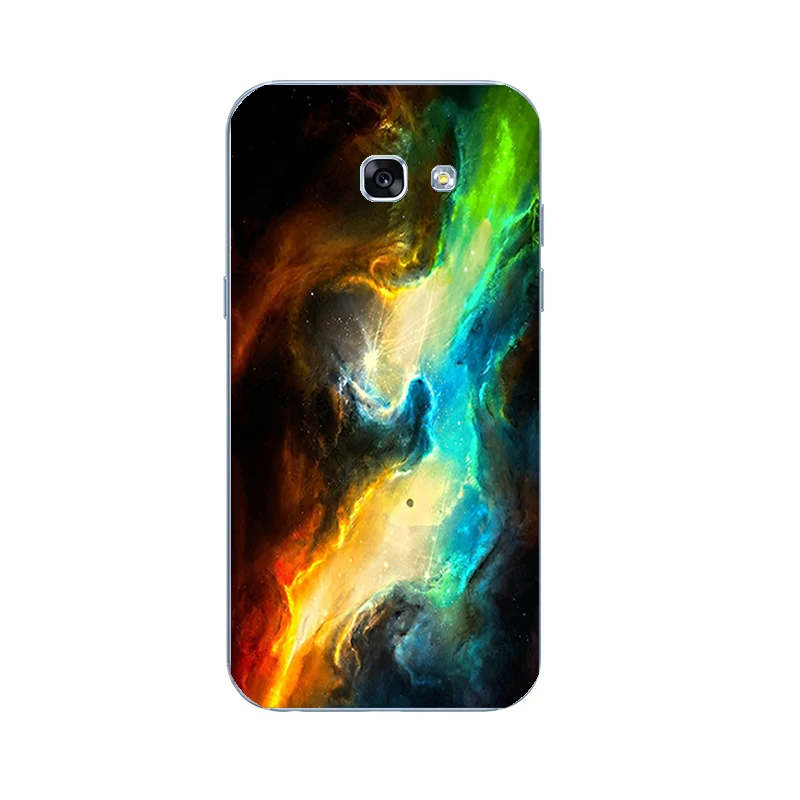 Для samsung Galaxy A7 TPU чехол для телефона для A320 A520 A720 оболочка прозрачная для A3 A5() Задняя крышка блестящая Звезда узор