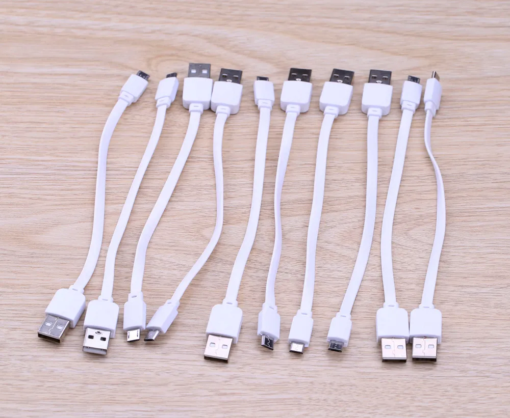 

20CM Micro USB Powerbank Charger Cable Charging Cord for huawei for xiaomi for Samsung Android phone /smart watch/Dock Charger