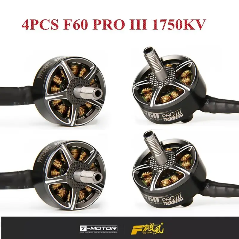 

1/4PCS T-motor F60 PRO III 1750KV 5-6S CW Thread Brushless Motor for RC Models Drone FPV Racing Multicopter Spare Part DIY Accs