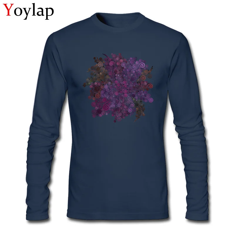 Customized Tops Shirts for Boys On Sale Autumn Round Collar 100% Cotton Long Sleeve T Shirts NeuRose Casual Tee-Shirt NeuRose navy