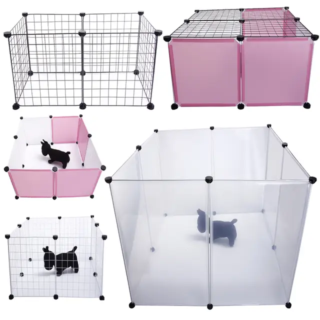 Diy Pet Combination Wire Mesh Cage Small Dog Teddy Wire Mesh Pet Cage Small Dog Teddy