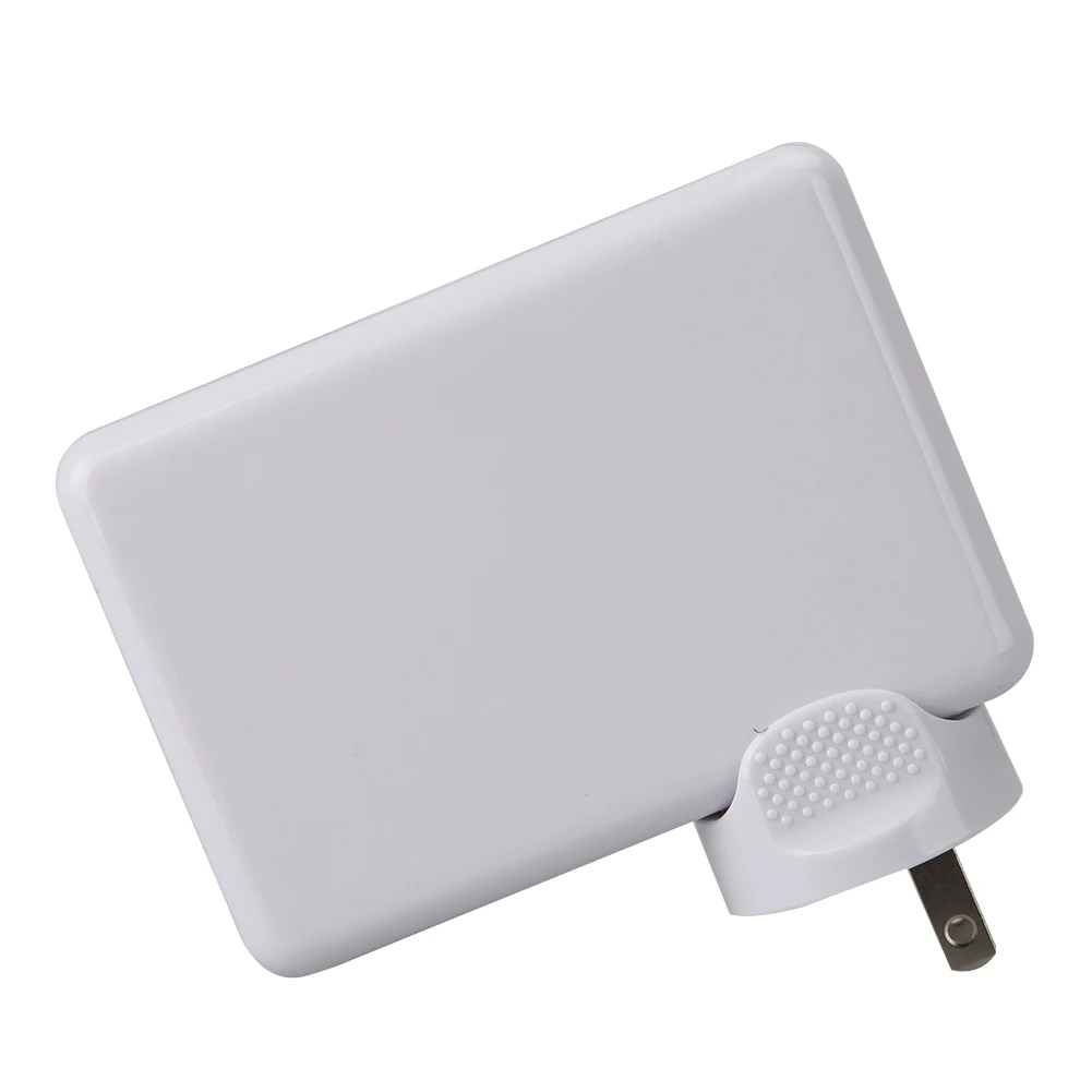 White 4A 6-Port USB Portable Travel AC Plug US Home Wall Power Adapter Charger