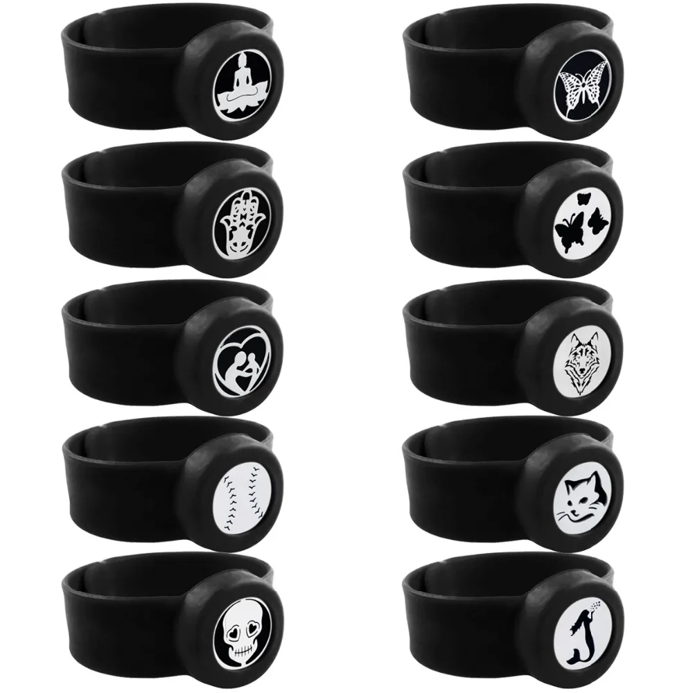 ZP-BS000-2 Silicone Diffuser Locket Bracelet