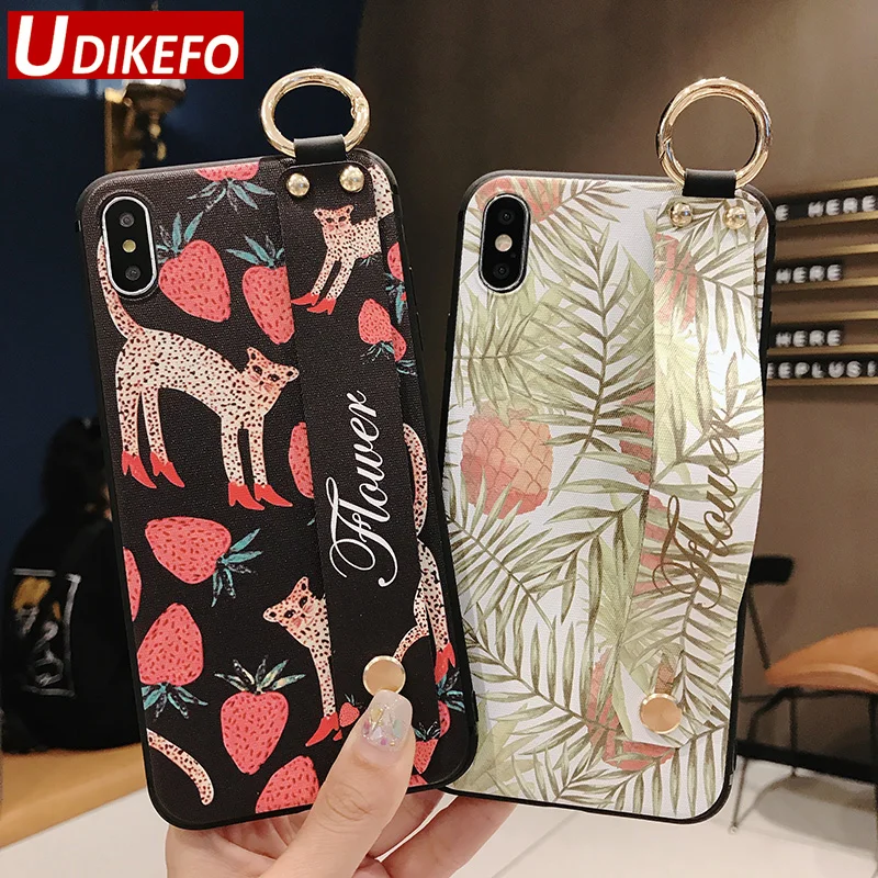 

UDKEFO For Samsung Galaxy S10e S8 S9 S10 Plus Note 9 8 Case Soft TPU Back Cover Luxury KickStand Finger Ring Holder Coque Capa