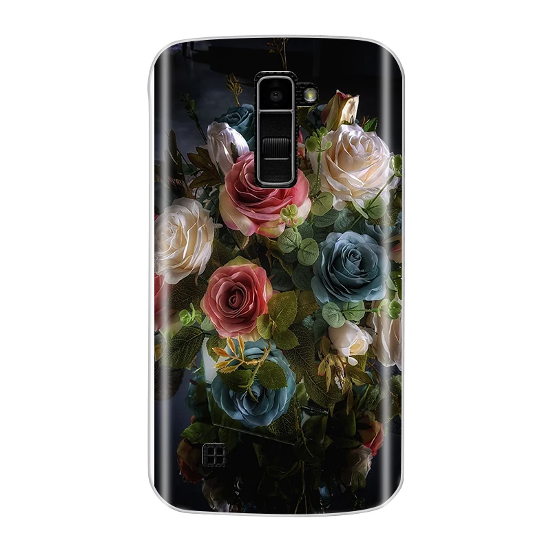 Для LG K10 Чехол Мягкий ТПУ чехол для телефона для LG K10 LTE K420N K430 K430ds чехол s Силиконовая задняя крышка для LG K10 Capas Fundas - Цвет: No.24