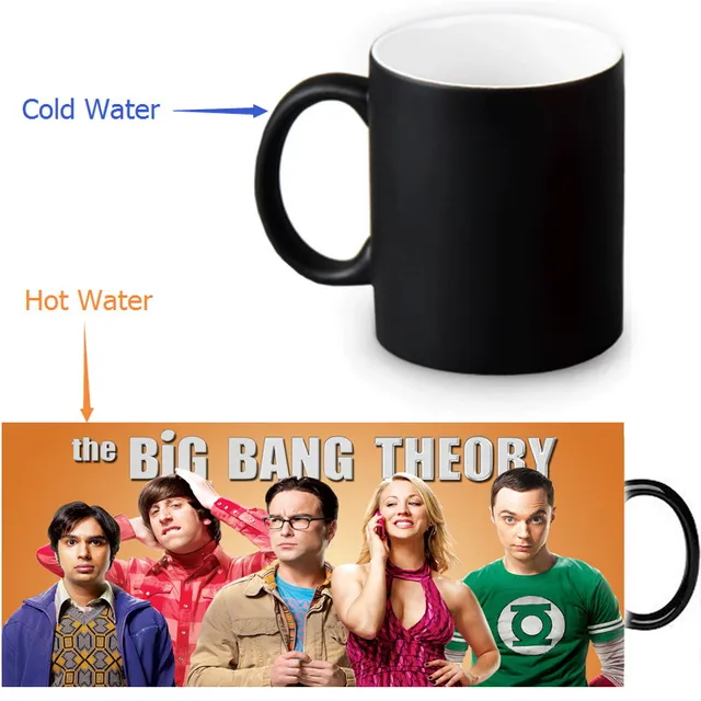 The Big Bang Theory Coffee Mugs Heat Sensitive Morph Mugs Cold Hot Heat