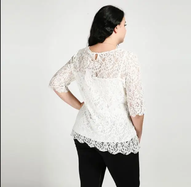 formal lace tops plus size