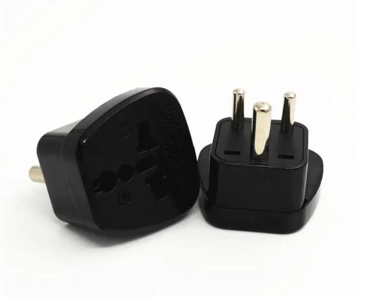 Lbsc Uk To India Adapter Plug With Safety Shutter For Traveller From Gb