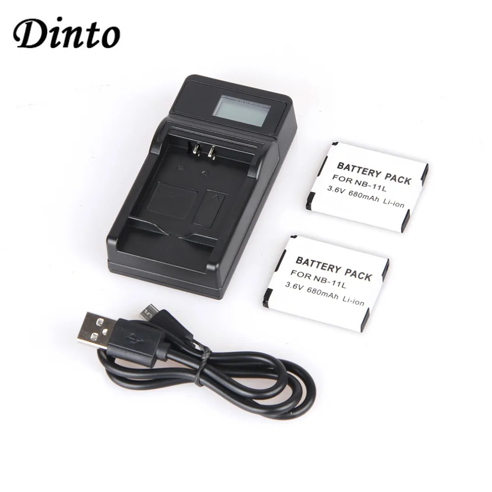 Replacement for Canon IXUS 132 Battery and Charger Compatible with Canon NB-11L Digital Camera Batteries and Chargers 680mAh 3.6V Lithium-Ion