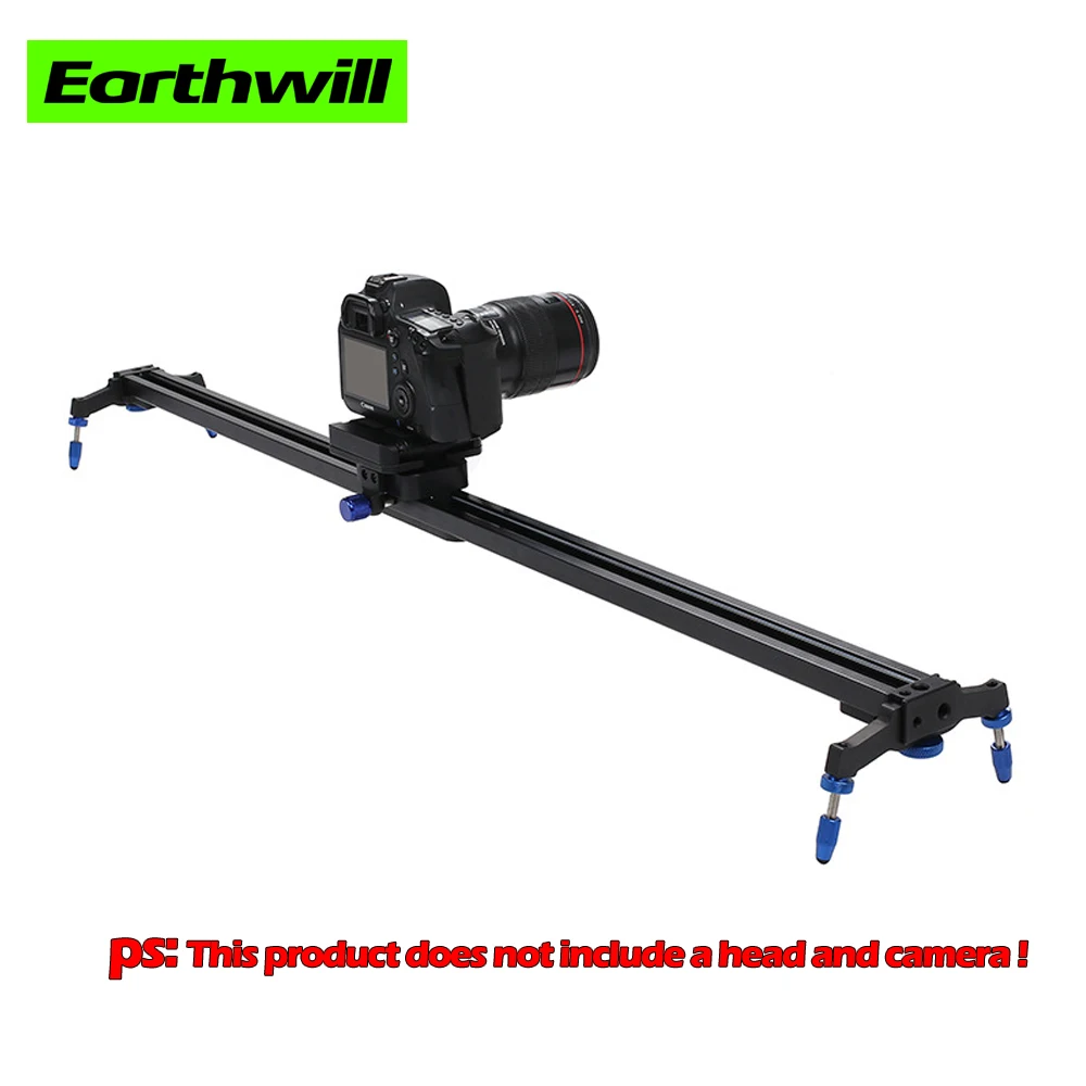Photographic equipment video phone dolly dslr camera slider 60cm aviation aluminum alloy Rail Systems Smooth Mute adjustable