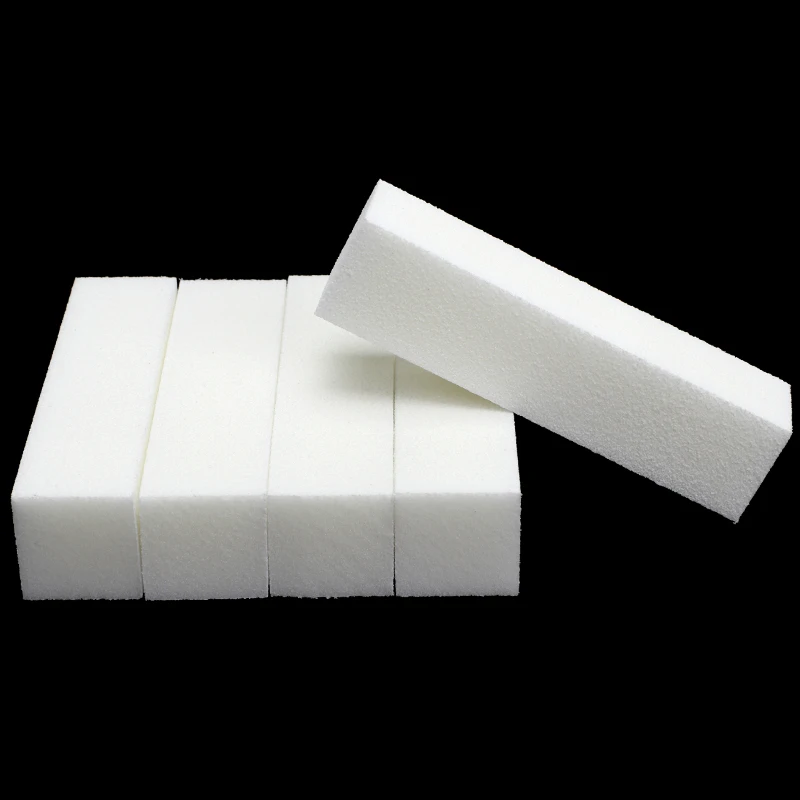 

5Pcs Sponge Nail Buffer White Sanding Nail Files Block Grinding Polishing Manicure Nail Shiner Glitter lime a ongle professionel