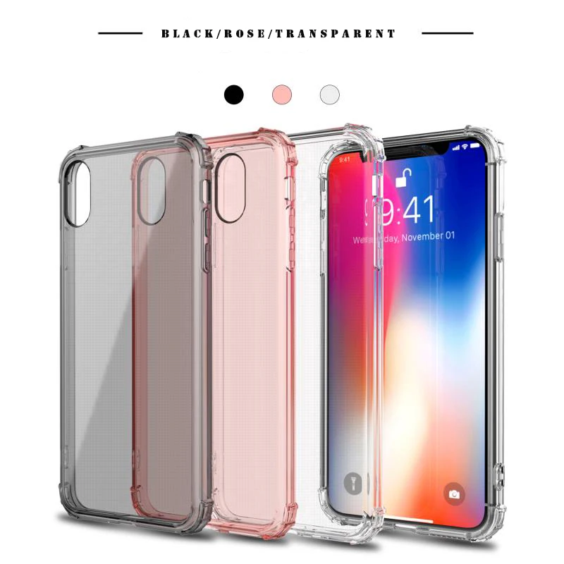 

For Pocophone F1 Transparent Shockproof Case For Xiaomi Redmi A1 A2 MIX 2S Note 4 4X 5 Plus 5A 6 6A Pro 7 8 8SE Lite Soft Cover