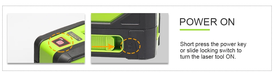 Huepar зеленый луч лазерный уровень 2 поперечные линии 2 точки профессиональный 180 градусов самонивелирующийся Nivel лазерный диагностический инструмент 9211 г