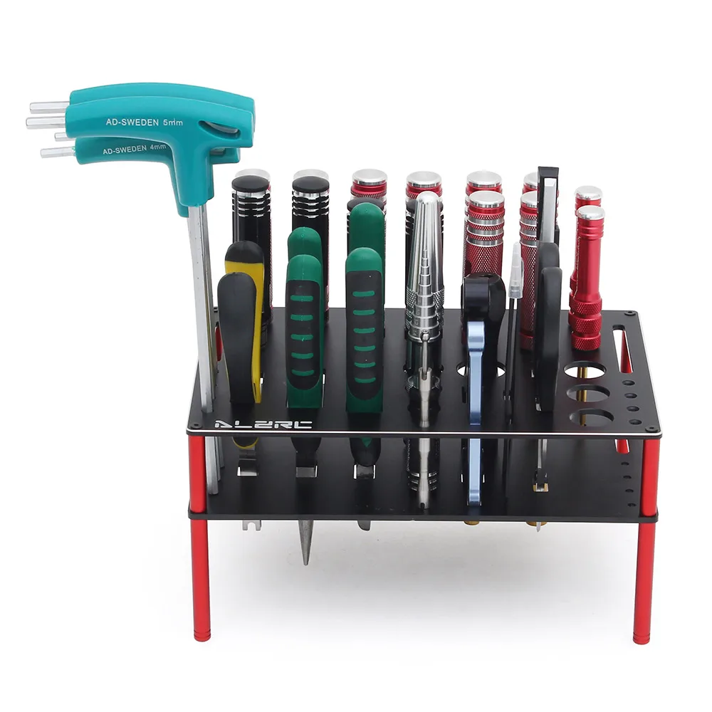 

Metal Model Maintenance Tools Holder Screwdriver Storage Rack RC Parts for RC Car Drone Quadcopter Multicopter Repair