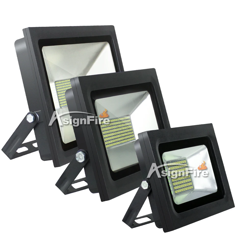 Ultrathin LED Flood Light 170-260V Waterproof IP65 15W 30W 60W 100W 150W 200W Led Floodlight Outdoor Lighting Refletor LED