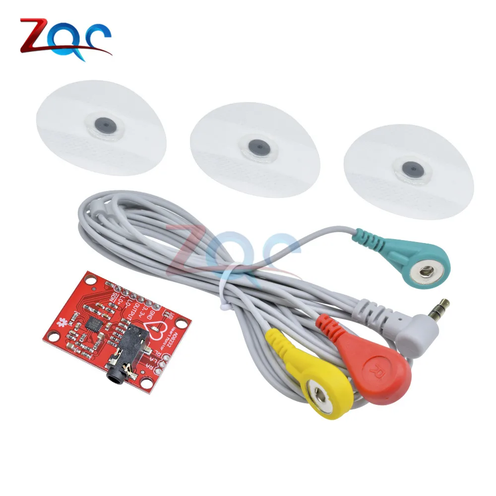 Ecg module AD8232 ecg measurement pulse heart monitoring sensor module kit T UE