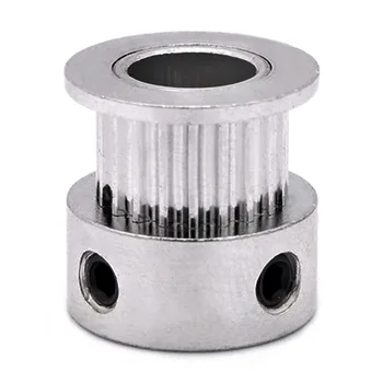 

10pcs 2GT GT2 Aluminum Alloy Timing Pulley 16 20 Teeth Bore 5mm 8mm for 3D Printer 6mm Width Belt CNC Drilling V-belt pulleys