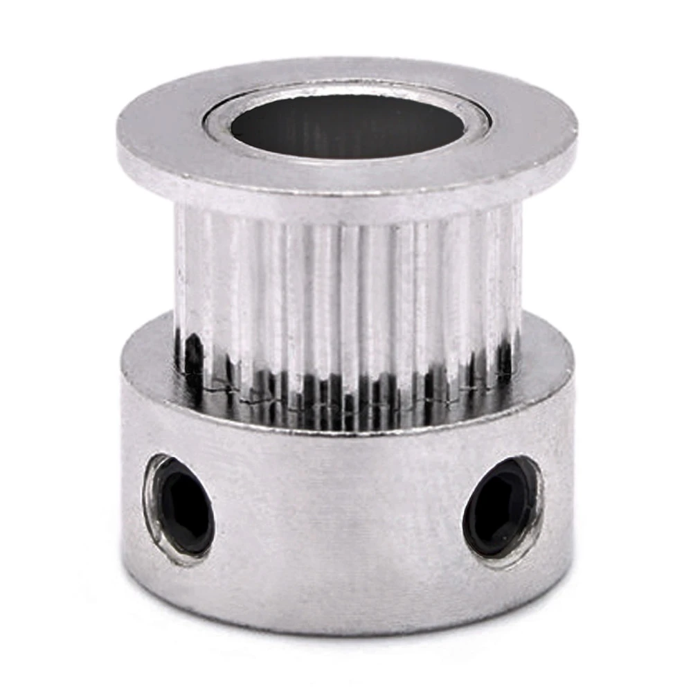 Belt Pulley 2pcs Aluminum Alloy Gear Tooth Pulley 5mm Inner Diameter 20 Teeth for 3D Printer Belt Pulley 2pcs Aluminum Alloy Gear Tooth Pulley 5mm Inner Diameter 20 Teeth for 3D Printer