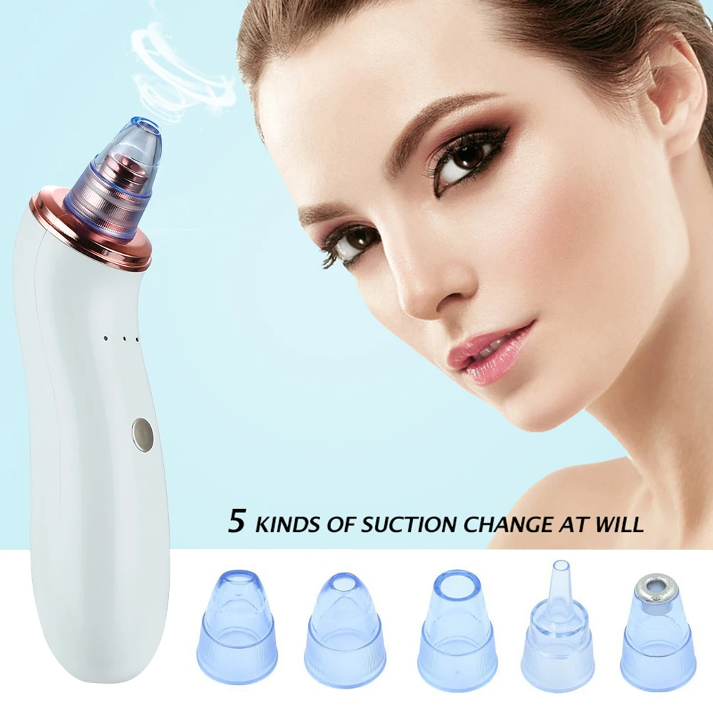 

1PC Microcurrent Vacuum Pore Cleaner Blackhead Remover Electric Acne Cleansing Face Facial Instrument Face Skin Care Tools TSLM1