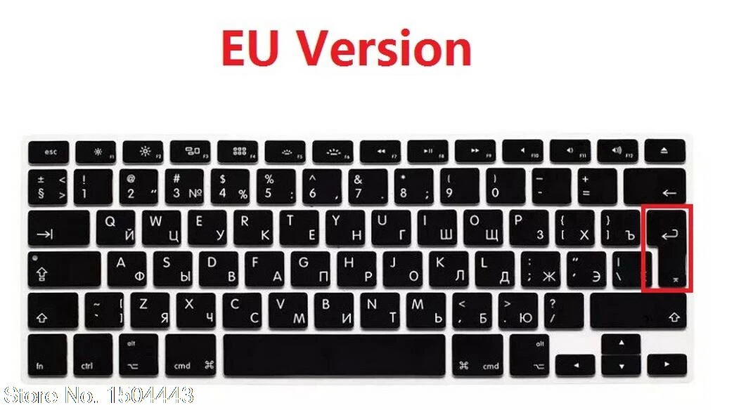 Радужный протектор клавиатуры для Macbook Air Pro Retina 13 15 европейская американская