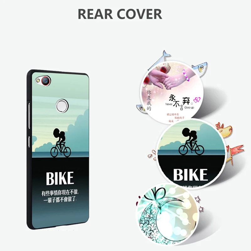 zte nubia z11 mini Case Original Cover for zte nubia z11 mini Case Cover Skin Wolf Fish Skull z11 mini Fundas 100% 2