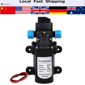 

DC 12V 60W High Pressure Micro Diaphragm Water Pump Automatic Switch 5L/min Range 8m Water Pump Caravan Camping Boat