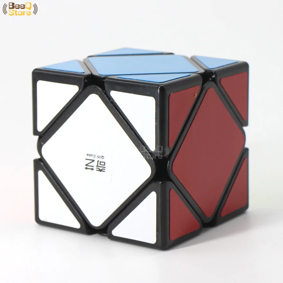 Qiyi Qicheng Skew волшебный куб скорость 3x3x3 Qiyiskewb куб головоломка Magico Cubo черный без наклеек образовательный мозговой Тизер Игрушка