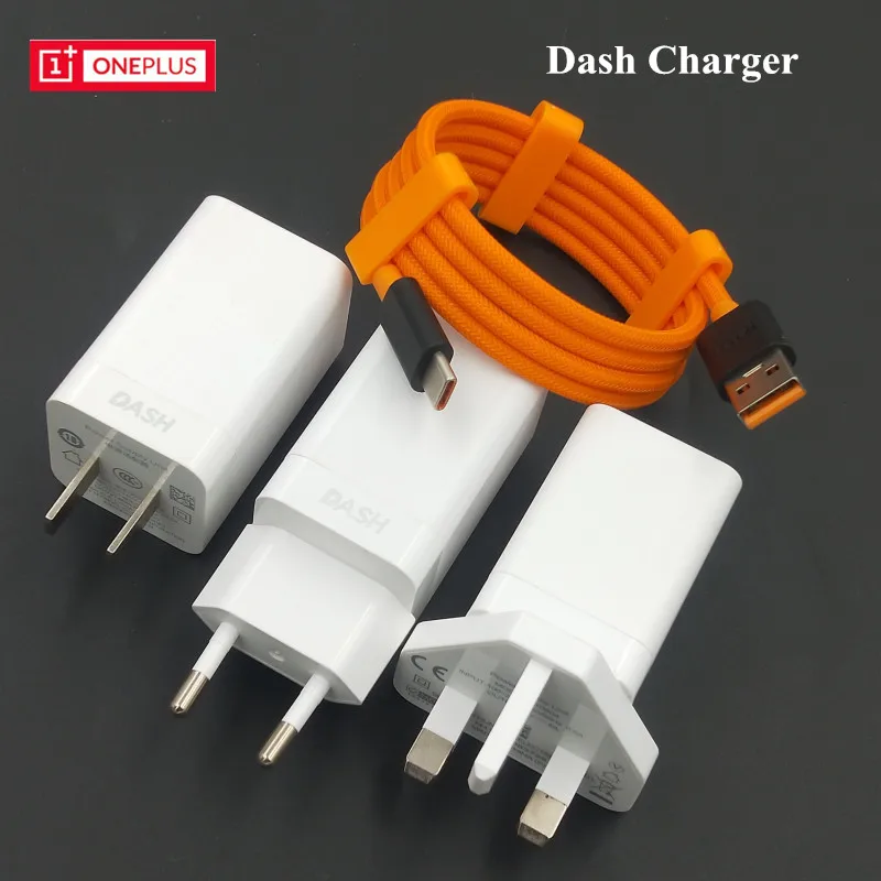 

One plus 6T USB Dash Charger Quick Wall Charger Fast Adapter 1+ 3/3T/5/5T/6,Original USB 3.1 Type-C Data Dash Cable For Oneplus