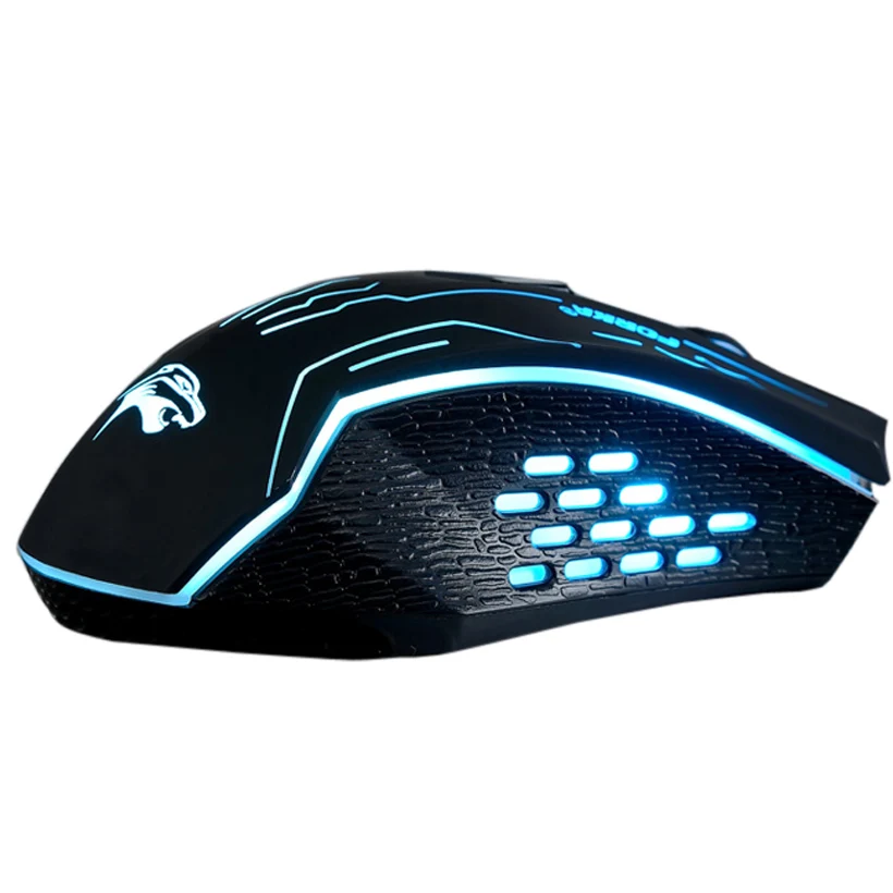 FORKA USB Wired Gaming Mouse 3200DPI 6Buttons Sound/Silent Optical Computer Mouse Mice Gamer for PC