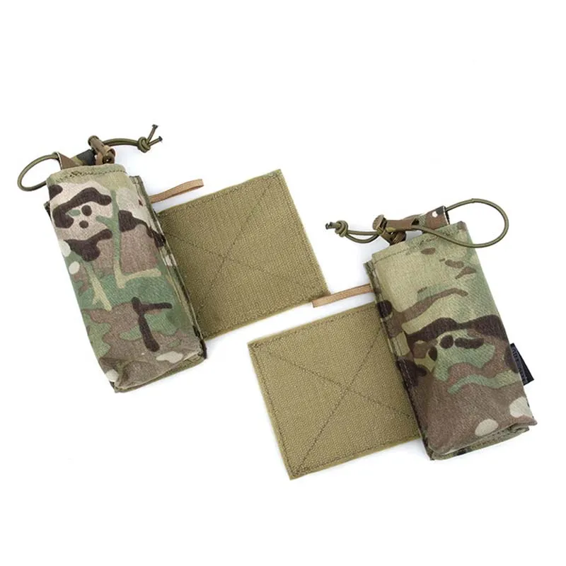 Outdoor Airsoft Tactical TMC Multicam SS Radio Side Pouch Set Adhesion Bag for Tactical Vest