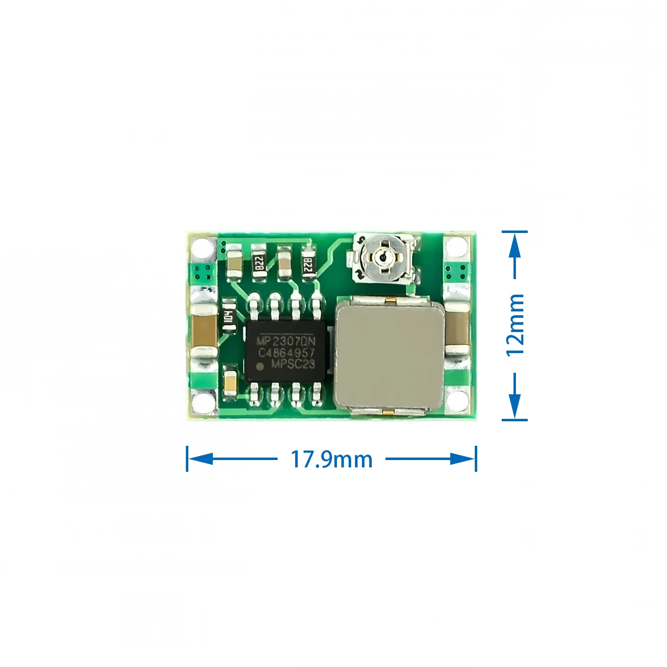 Mini360 DC-DC/DC понижающий преобразователь подпушка модуля 4,75 в-23 в до 1 V-17 в 17x11x3,8 мм SG125-SZ