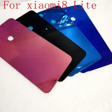 Для xiaomi 8 mi 8 Lite корпус для xiaomi mi 8 Lite батарея Дверь стекло задняя крышка мобильный телефон запасные части чехол