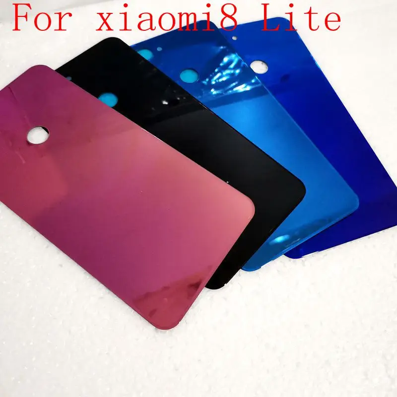 Для xiaomi8 mi8 Lite корпус для Xiaomi Mi 8 батарея дверь стекло задняя крышка мобильного
