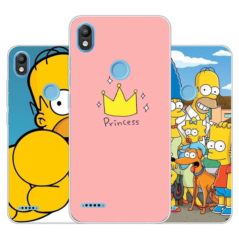 

Infinix Smart 2 X5515 Case,Silicon Joy crown cartoon Painting Soft TPU Back Cover for Smart 2 X5515 X5515F protect Phone cases
