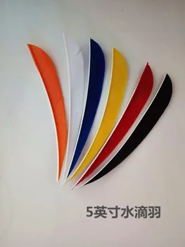 

Archery hunting traditional bow arrow feather 5" drop shape turkey feather 100pieces/PACK