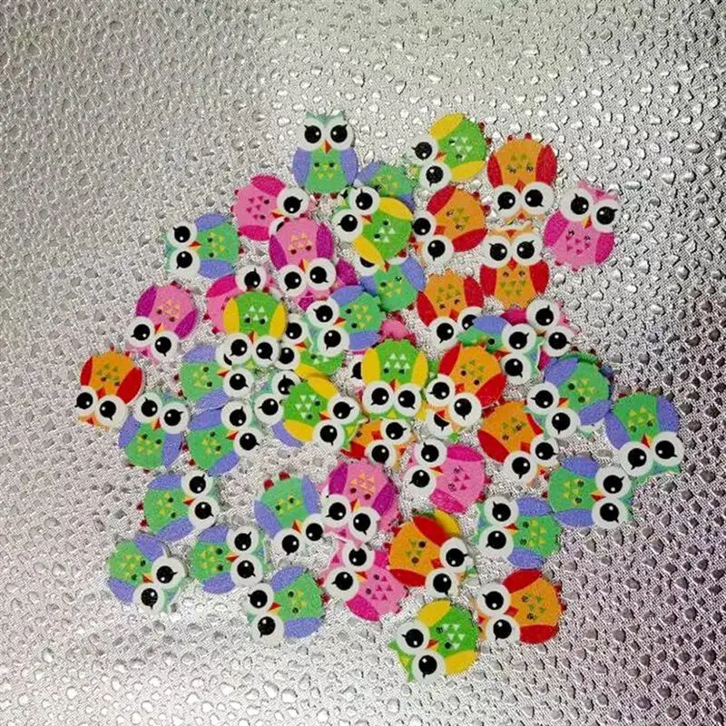 100 шт. милая сова фотосессия Скрапбукинг сделай сам (смешанные цвета)|crafts diy|craft sewing
