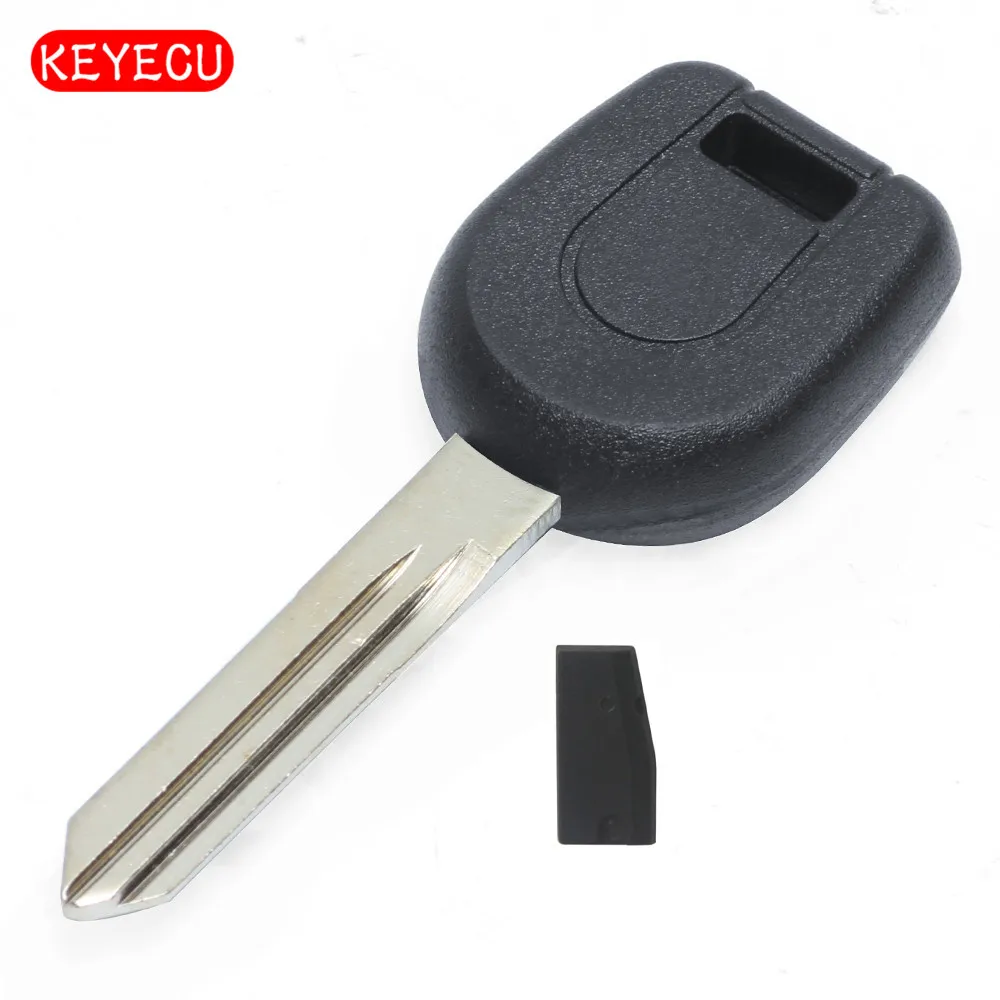 Keyecu Transponder Key Fob With Chip 4D61 for Mitsubishi L200 Shogun