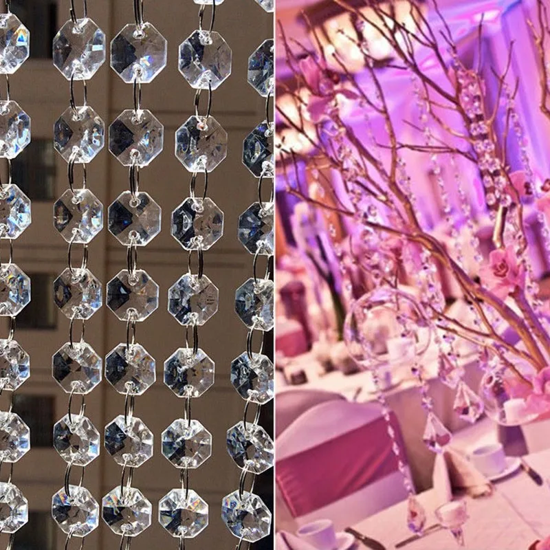 33FT-Crystal-Clear-Acrylic-Bead-Garland-Chandelier-Hanging-wedding-supplies-NVIE (3)