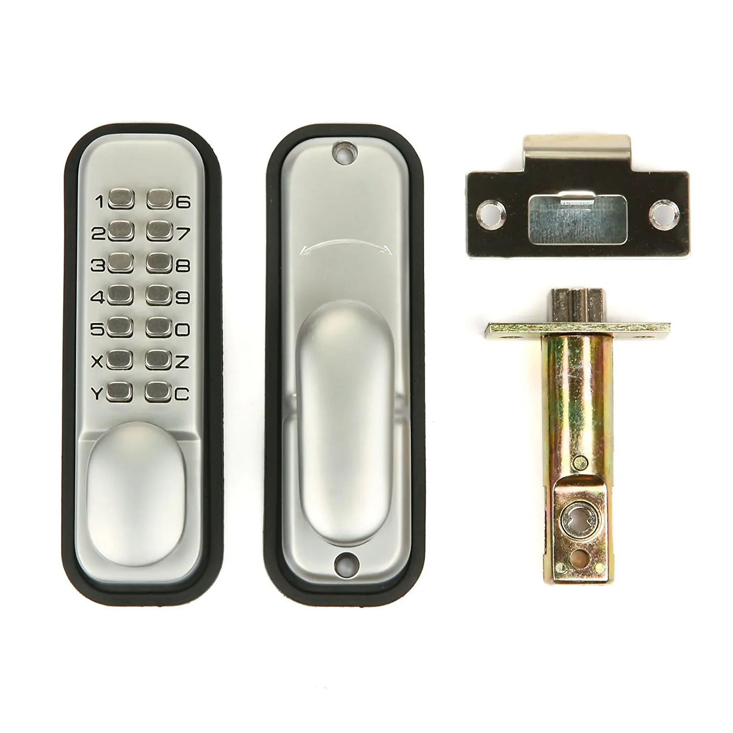 Weatherproof Mechanical Keyless Password Digital Push Button Door Lock Key Pad Code Combination Access Mechanical Keyless