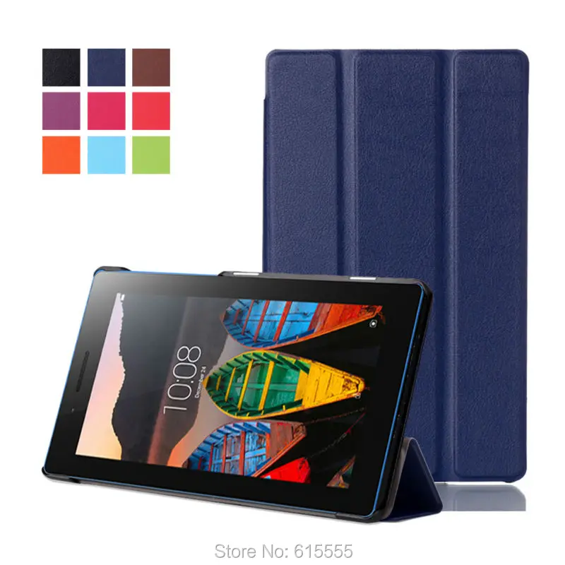 Gligle Super slim stand leather cover case for Lenovo Tab