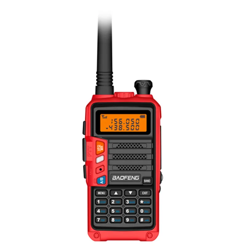 Baofeng UV-860(UV-5R plus) двухстороннее радио 136-174/400-520 МГц Pofung uv5r bf-uv860 Ham cb радио рация uv 5r uv 860 - Цвет: NEW UV-860 RED